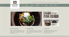 Desktop Screenshot of courtneymartinpottery.com